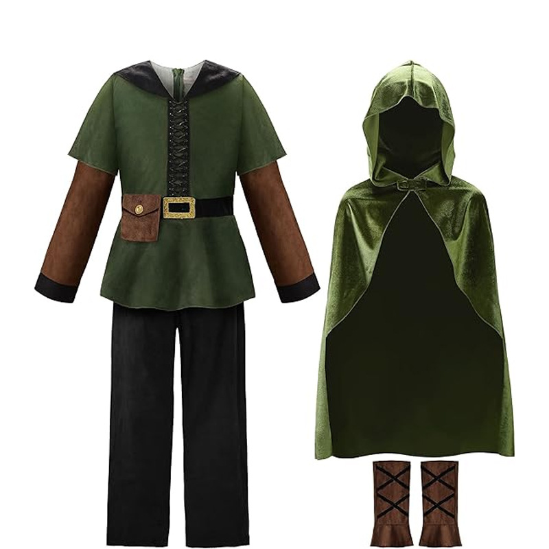 Bathrobe - Cape à capuche médiévale, Robe de