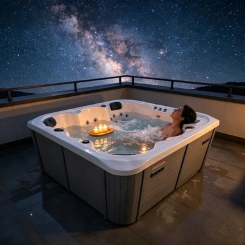 Bain à remous spa jacuzzi exté - Spa Massager avis et prix