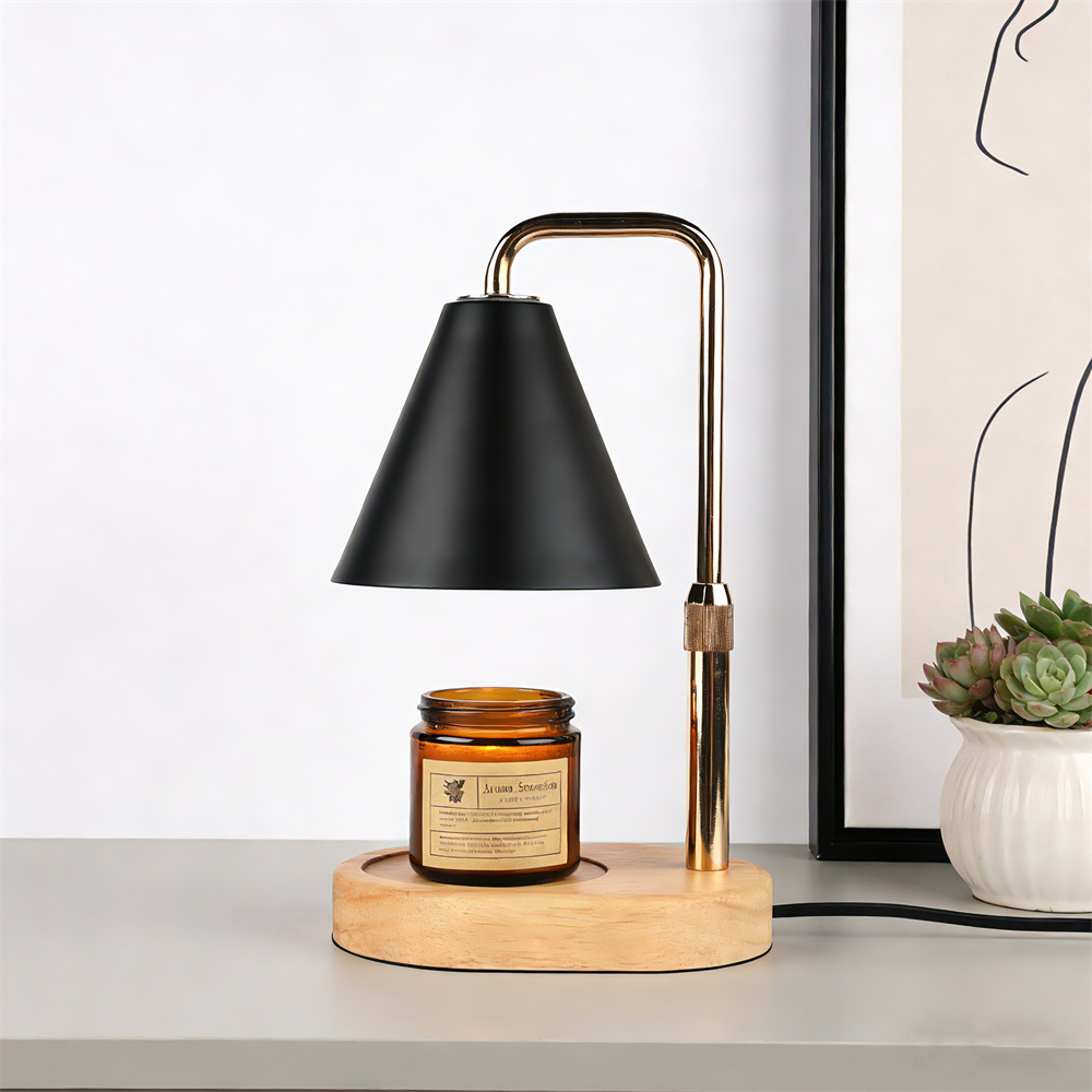 Lampe chauffe-bougie noire ave - Wax Warmer avis et prix