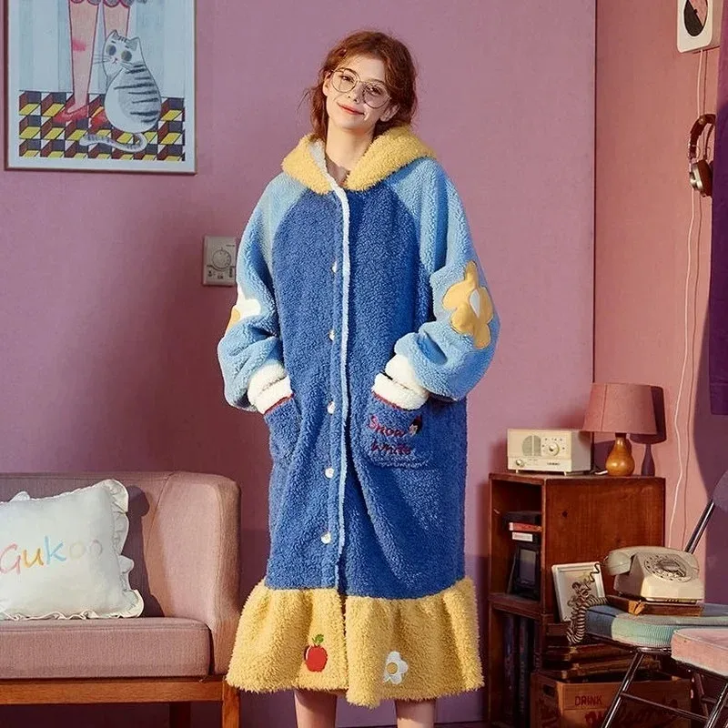 Femmes hiver chaud polaire cou - Bathrobe avis et prix