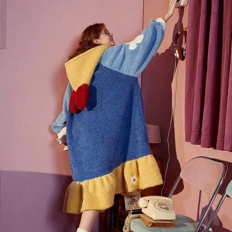 Femmes hiver chaud polaire cou - Bathrobe avis et prix